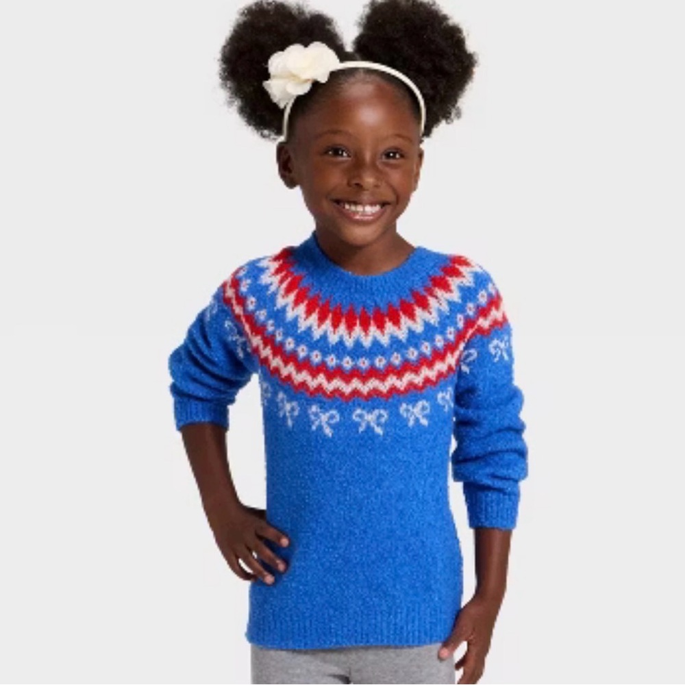 Cat & Jack Cozy Blue Knit Sweater Sz 18 months